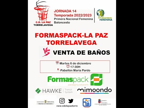 Grupo A1 - Fase 1 - Jornada 14 Formaspack La Paz Torrelavega - Venta de Baños