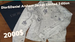 Dior Daniel Arsham Newspaper Print Jacket REVIEW