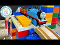 Thomas Friends Wooden Railway Track Build With Duplo Blocks Review