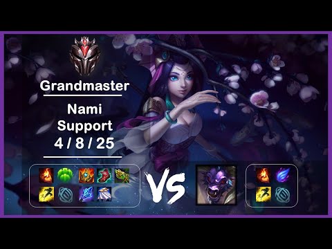 KR Grandmaster Replays Support Nami vs Alistar Ep.3494