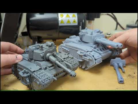 3D Printing The Rogal Dorn tank. How does it compare to the real deal?