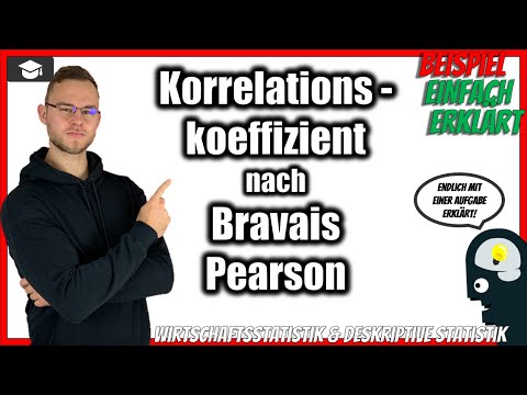 Calculate the Bravais-Pearson correlation coefficient [Statistics]