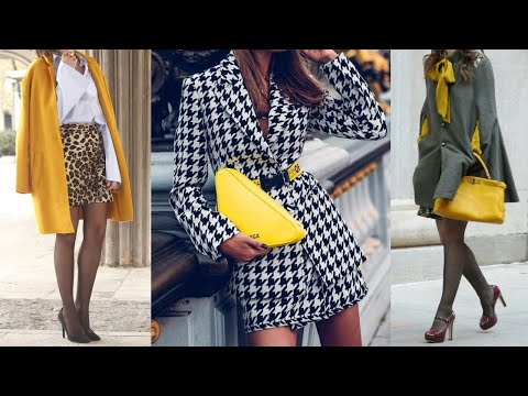 COMO COMBINAR ROPA de COLOR AMARILLO/ ATUENDOS con PRENDAS AMARILLAS