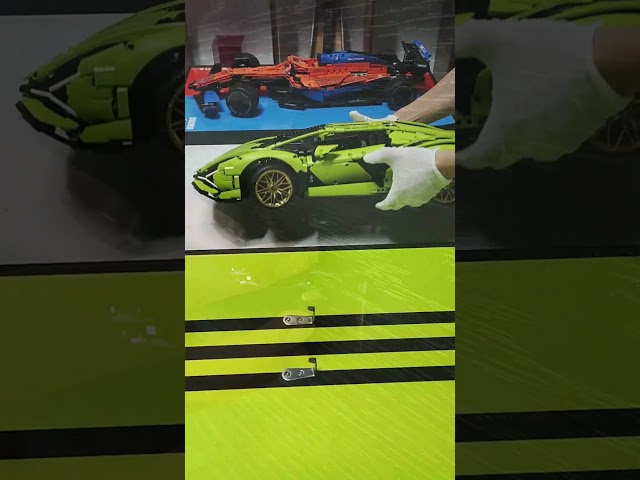 Vídeo relacionado con Brickify Soporte de pared para Lamborghini Sián FKP 37 modelo Lego Technic | Fácil de instalar | Fabricado en el Reino Unido