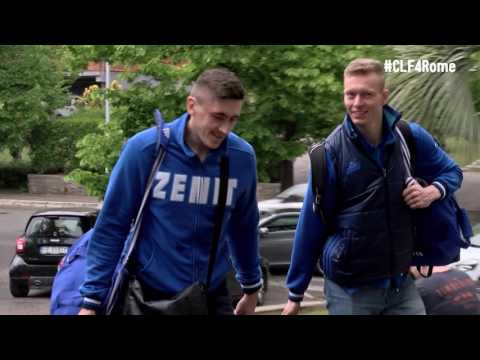 #CLF4Rome: Arrival of Zenit Kazan