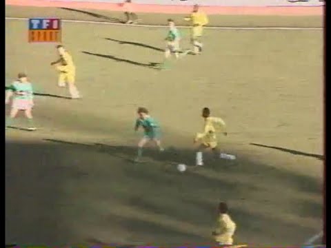 ST ETIENNE - NANTES-1-3     (TOUS LES BUTS : DIVISION 1 : SAISON 1990-1991)
