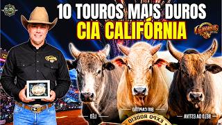 TOP 10 TOUROS MAIS PERIGOSOS DA CIA CALIFÓRNIA: MOMENTOS HISTÓRICOS DO RODEIO NACIONAL