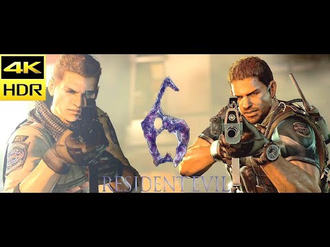 ALL CHRIS & PIERS'S SCENES.RESIDENT EVIL 6. 4K 60FPS HDR DOLBY VISION.