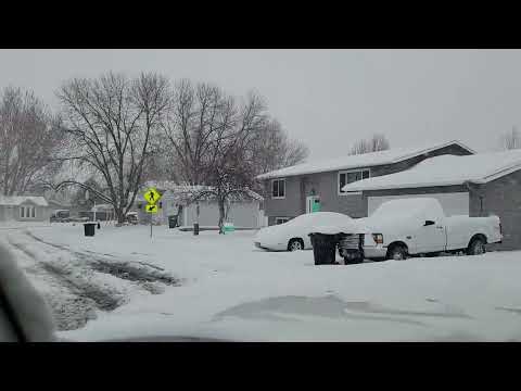 Billings Mt snow event 4-11-22