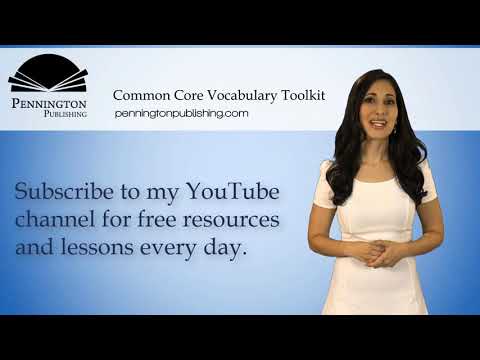 Grades 4-8 Vocabulary Instructional Scope and Sequence