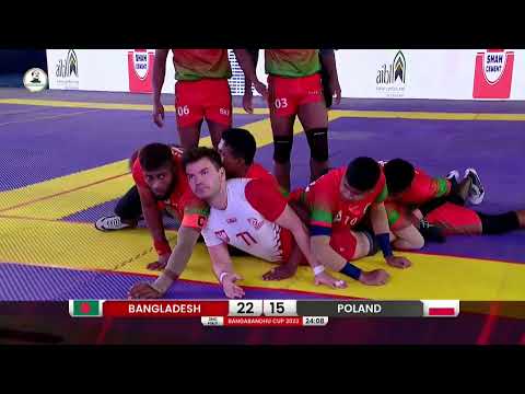 Bangladesh vs Poland Match Highlights I Bangabandhu Cup 2023 International Kabaddi Tournament