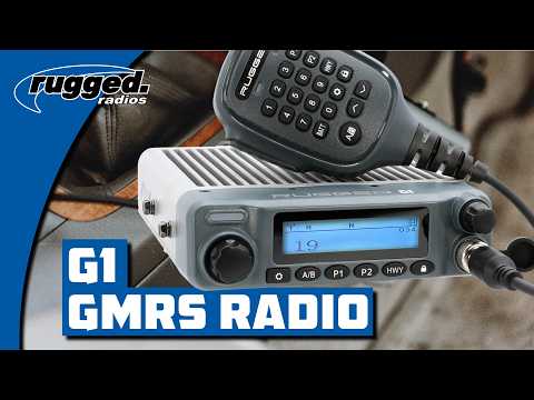 Rugged G1 ADVENTURE SERIES Waterproof GMRS Mobile Radio
