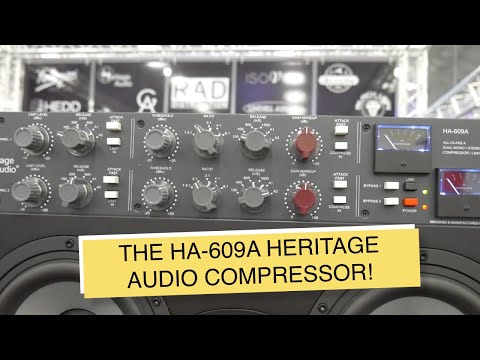 NAMM 2020: Heritage Audio HA-609A Dual Channel Compressor