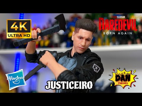 MARVEL LEGENDS PUNISHER/JUSTICEIRO MCU - DAREDEVIL BORN AGAIN - REVIEW PORTUGUESE [BR]