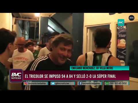 With Emiliano Menéndez at the helm, Villa Mitre achieved a three-peat.