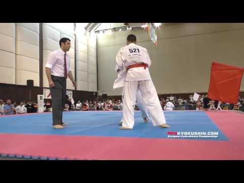 IKO EC 2016, 1 round -80 Vsevolod Vsevolodov (Ukraine) - Grzegorz Wegzyk (Poland ,aka)