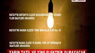 7 ŞUBAT PAZAR ELEKTRİK KESİNTİSİ UYGULANACAK