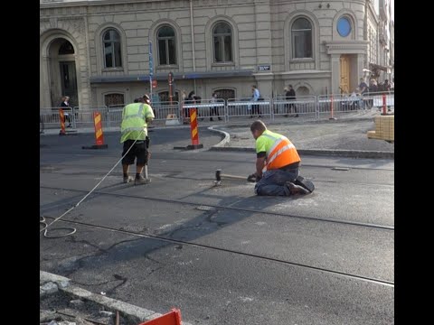 Släggbankning  på Östra Hamngatan Gbg 2017
