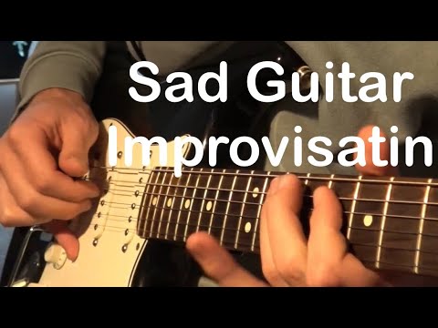 Sad guitar improvisation