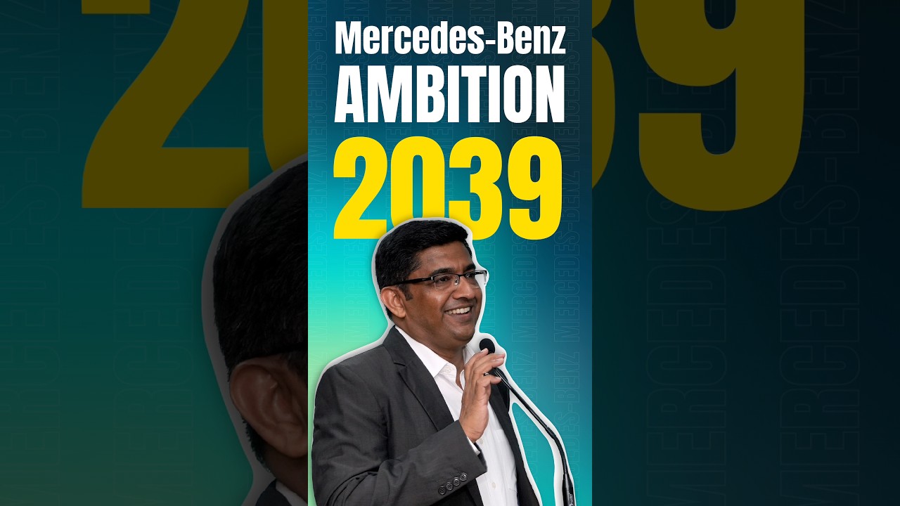 What's  Ambition 2039 Answered by : Manu Saale, CEO & MD, MBRDI  #mercedesbenz #rvce