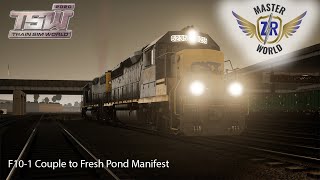 F10-1 Couple to Fresh Pond Manifest - Northeast Corridor New York - GP40-2 Train Sim World 2020