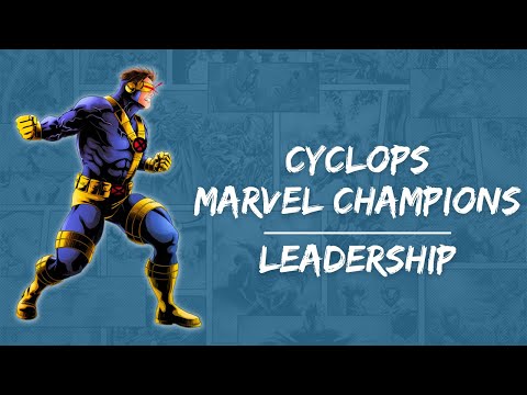 Marvel Champions Hero Spotlight - Cyclops - Leadership Aspect!