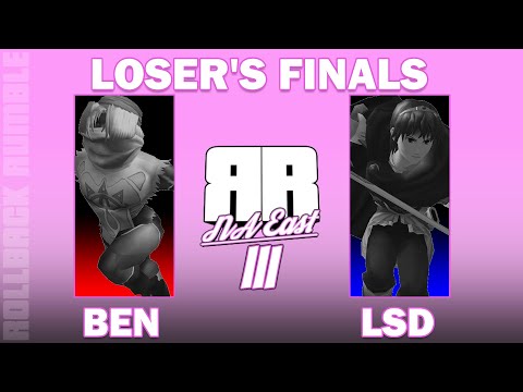 Ben (Sheik) vs LSD (Marth) | Loser's Finals | Rollback Rumble: NA East III