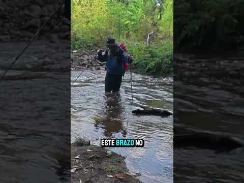Cruzar el Río Anisacate crecido antes de llegar al Molino Jesuita | Córdoba
