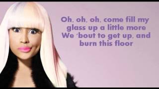 Nicki Minaj - Pound The Alarm Lyrics On Screen