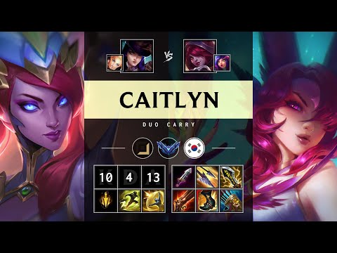 Caitlyn ADC vs Xayah - KR Diamond Patch 25.12