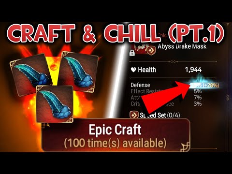 Epic Seven - What Does 100 Epic Crafts Yield?! (Part 1) - Craft & Chill #23