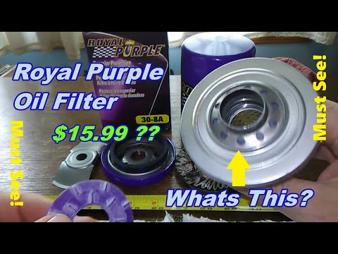 Royal Purple Oil Filter Cut Open 30-8A Oil Filter Review