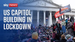 In full: US Capitol building in lockdown as Trump protesters clash with police