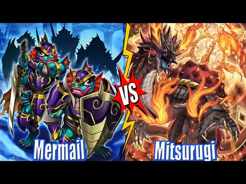 Mermail Atlantean vs Mitsurugi Ryzeal & Mermail vs Blue Eyes White Dragon - New Banlist Yu-Gi-Oh!