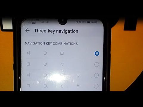 how to change navigation buttons in honor 20i mobile !! how to change navigation key combinations