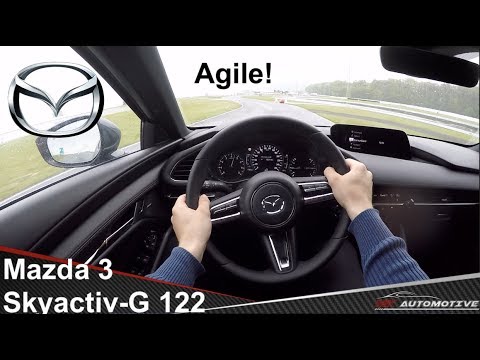 Mazda 3 Skyactiv-G 122 POV Wet Test Drive + Acceleration 0 - 100 km/h
