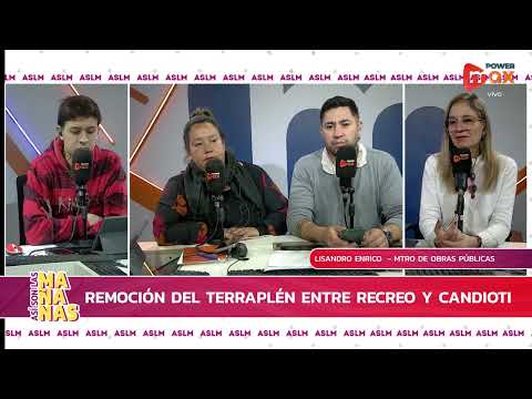 El Gobierno de Santa Fe retiró un terraplén de 500 metros en el Río Salado