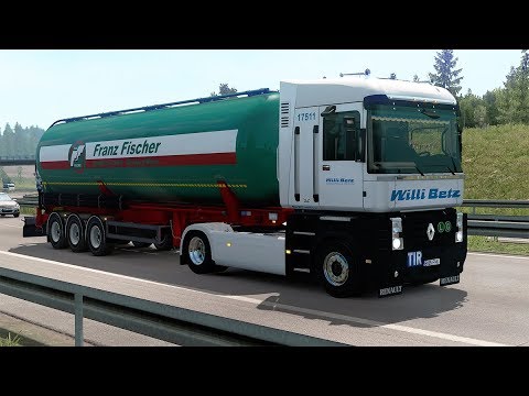 [ETS2] Euro Truck Simulator 2 1.35 - Directx 11 - Renault Magnum - Trailer Silo Feldbinder