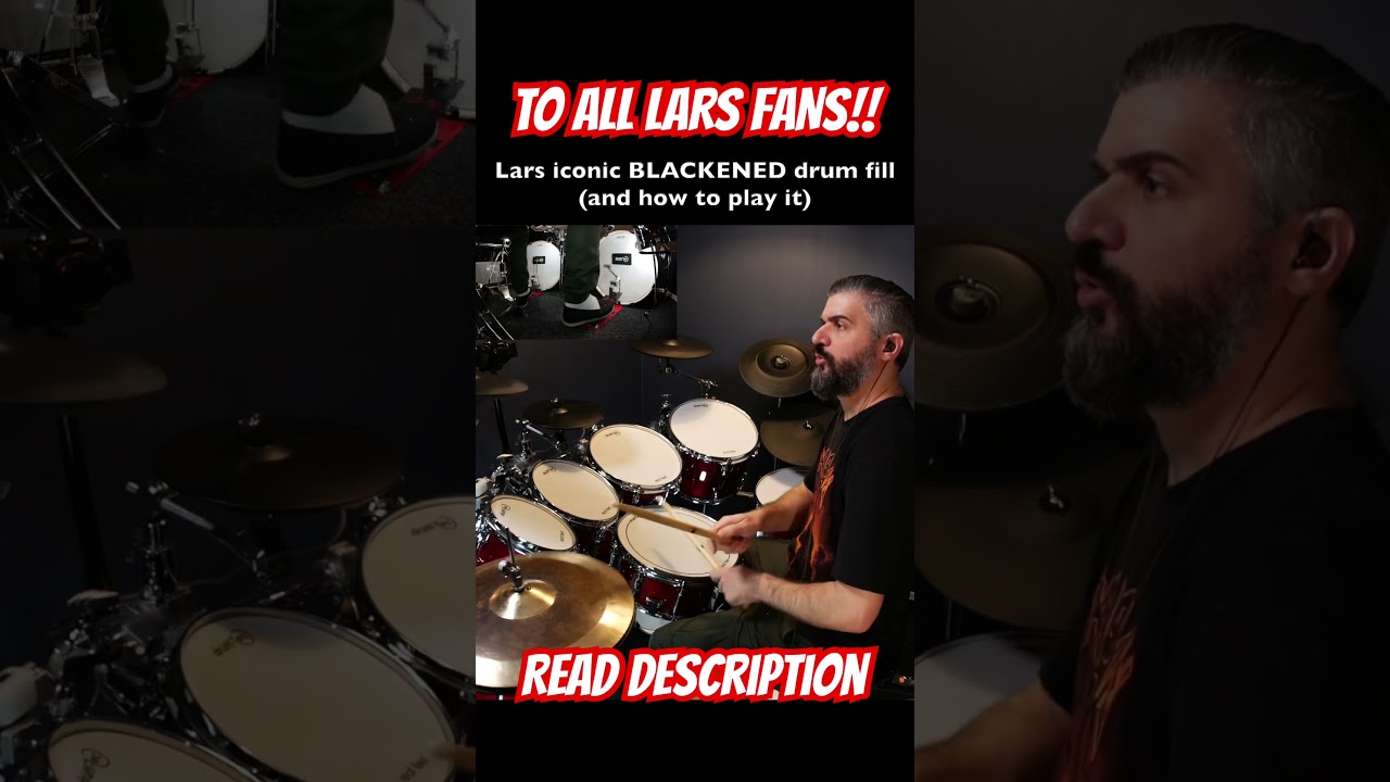 THE EPIC “BLACKENED” DRUM FILL - Lars Ulrich