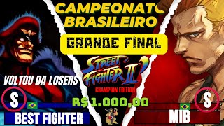 GRANDE FINAL - Campeonato Brasileiro - 🏆 STREET FIGHTERS II -CE-  (8°DIA) #retrogames