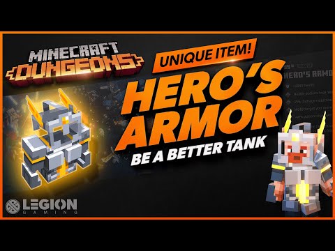 Minecraft Dungeons - HERO'S ARMOR | Unique Item Guide
