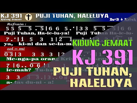 KJ 391 - PUJI TUHAN, HALELUYA