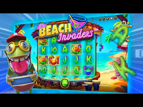 Beach Invaders - slot machine trailer