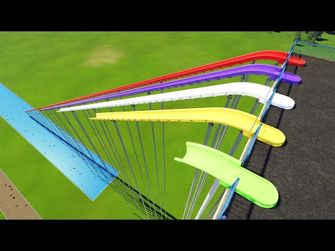 Shortest vs Longest Water Slide – Planet Coaster 2