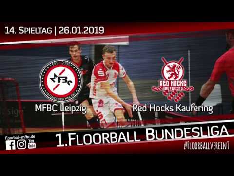 HL: MFBC Leipzig - Red Hocks Kaufering / 9:3 / 14. Spieltag / 1. Floorball Bundesliga Saison 2018/19