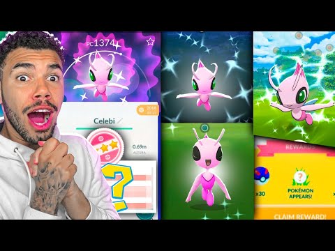 ABRI 4 CELEBI SHINY DE UMA VEZ - POKEMON GO | Cris |
