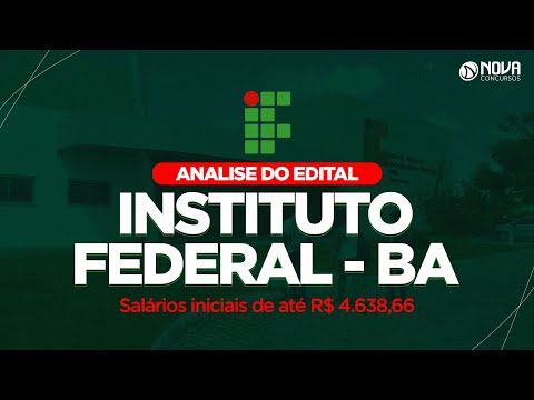 Edital IFBA 2022 vagas para nível médio e superior