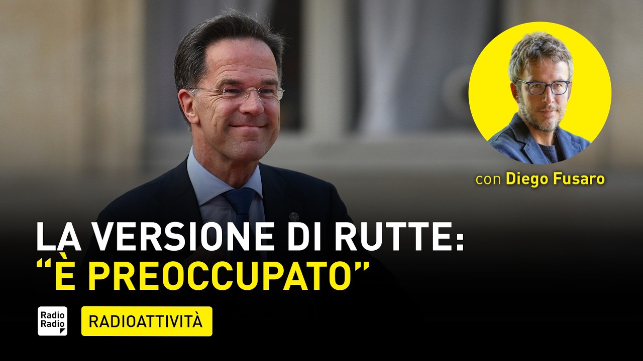 Mark Rutte ribalta (di nuovo) la verità sulla Russia | Diego Fusaro