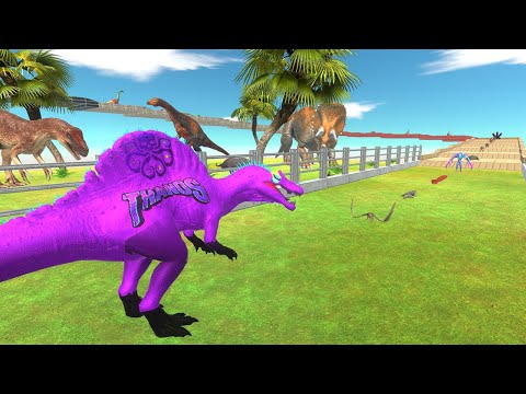 THANOS SPINOSAURUS DEATH CLIMB - Animal Revolt Battle Simulator