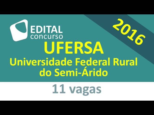 Federal Rural University of the Semi-Arid (UFERSA) vidéo #1